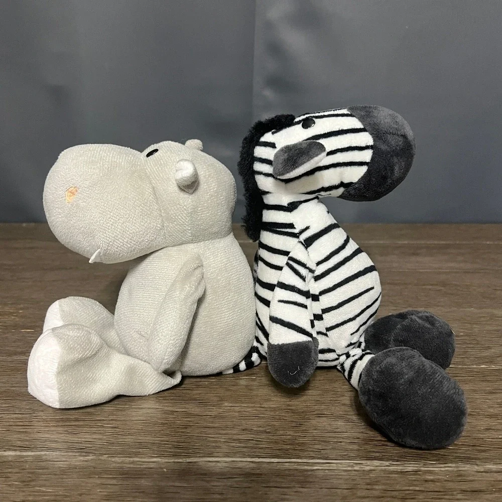 Hippo Zebra Plush Bundle‎ Stuffed Animal Toy